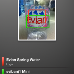 Evian Bottle, Google Search results